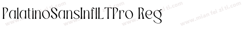 PalatinoSansInflLTPro Reg字体转换